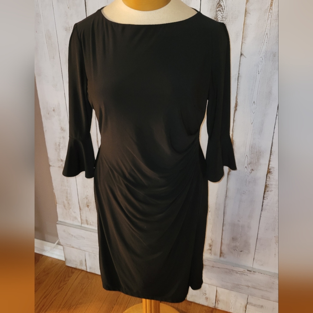 Chaps 3/4 Bell Sleeve Dress